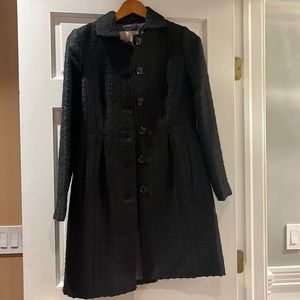 Banana Republic, XS black 6 button coat with front pockets, detailing, beautiful